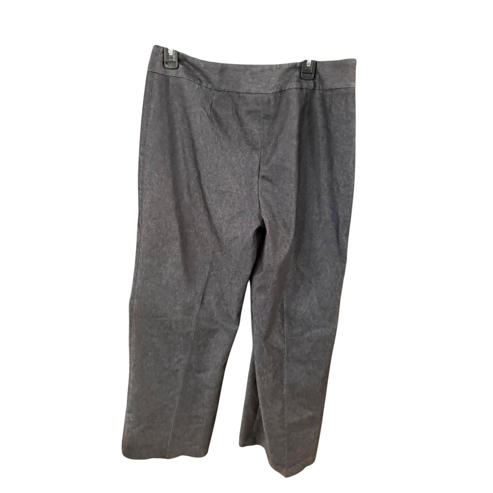 Evan-Picone Womens Gray Stretch Straight Leg Dress Pants Trousers Size 12 - Picture 2 of 3